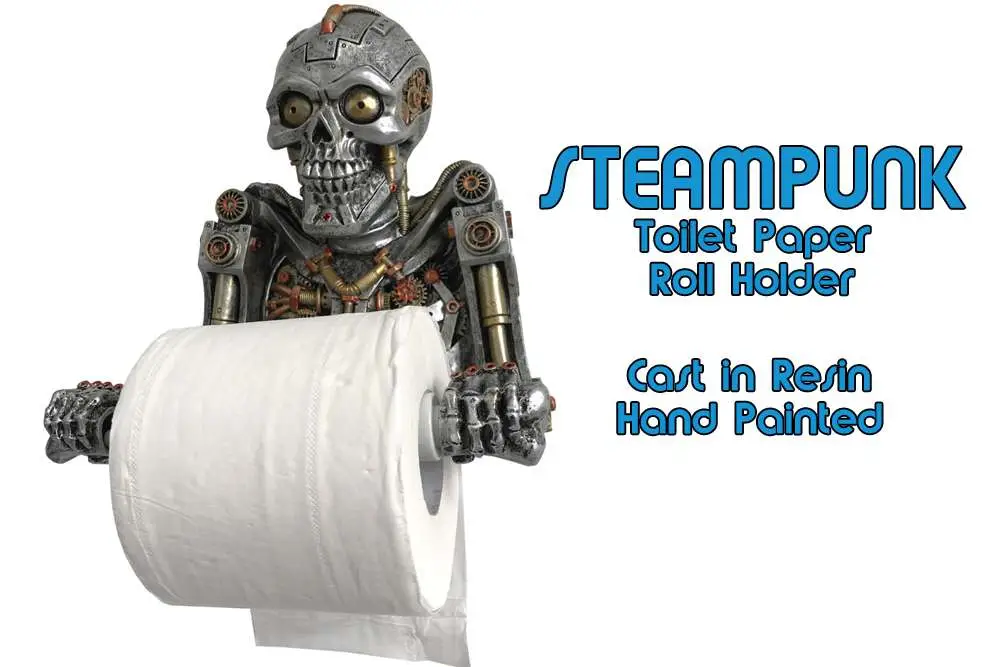 Steampunk Toilet Paper Holder - Figurine